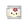 Pulsera de módulo de gato kulomi con sentido senior transfronterizo para mujer, pulsera de acero inoxidable, joyería de aceite goteado, fabricantes de bricolaje hechos a mano