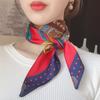Nuevo Estilo Temperamento Cuadros 70 Pañuelo Cuadrado Pequeño Mujer Primavera y Otoño Verano Pañuelo de Seda Pañuelo Decorativo Pañuelo Perezoso Pañuelo Delgado
