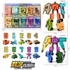 Estuche Casa Robot Digital Deformable Juguete Infantil Robots Digitales 0-9 Ensamblaje Ajuste Paquete Educativo Juguete para Niño