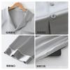 Pijama Personalizado Masculino, Roupa de Casa Masculina, Seda Gelada Toque Fresco Antibacteriano Primavera e Outono Imitação de Seda Conjunto de Seda, Roupa para Ar Condicionado
