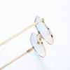 Metal Nuevo Degradado Alta Calidad Gafas de Sol Mujer Estilo Coreano Talento Retro Moda Hombre Marco Grande Gafas de Sol de Moda Celebridad de Internet