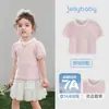 Camisas para Meninas, Camisetas de Verão de Manga Curta para Crianças, Roupas de Verão Azuis Estilo Francês para Crianças, Novas Blusas Estilosas para Bebês 2026