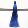 Borla de tubo de 7 mm sección china 12 cm de largo flujo Su Suizi semiacabado monocolor adorno para el hogar del coche nudo chino