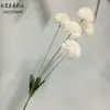 Flor Bola de Cebolinha Simples Sala de Estar Decoração de Casa Flor Flor Artificial Flor de Plástico Flor Bola de Cebolinha
