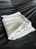 Pantalones Blancos con Aspecto de Lino para Mujer, Estilo Casual Holgado de Alta Gama con Forro, Pantalones Casuales de Pierna Recta para Primavera y Verano
