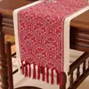Fornecimento Transfronteiriço de Toalhas de Mesa Estilo Nórdico Simples, Bandeirinhas de Chá com Franjas Feitas à Mão, Bandeirinhas de Mesa, Toalhas de Mesa Longas Domésticas, Atacado de Fábrica