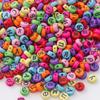 Cuentas de Letras Acrílicas Cuentas Sueltas Cuentas Planas DIY Hecho a Mano para Niños Pulseras Creativas Aretes Accesorios de Joyería Transfronterizos