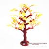 13 CM duas cores Red Maple mesa de areia cena resina artesanato micro paisagem DIY simulação modelo árvore planta de árvore de plástico