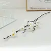 Mochu Flor de Ameixa Artificial Venda Quente Transfronteiriça Fabricante Atacado Flores Artificiais Ornamentos Decorativos Prontos Para Uso Sala de Estar Desktop Ins