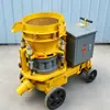 Máquina de pulverización de hormigón para minería con sellado elástico para una salida continua y estable, utilizada en proyectos de ingeniería para la protección de taludes de túneles.