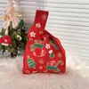 Saco de Presente de Natal Caixa de Presente Bolsa de Tricô Bolsa de Mão Saco de Presente Saco de Doce de Maçã de Natal Caixa de Embalagem de Presente