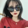 Gafas de Sol para Mujer 2025 Nuevo Estilo Trendy Coreano Gafas de Celebridad de Internet de Tres Puntos Adelgazantes para Cara Grande Gafas de Sol del Mismo Estilo de Celebridad de Internet