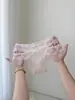 Los deseos secretos de la niña: Bragas de encaje estilo francés, sutilmente seductoras y sexys, con doble lazo, cintura baja y diseño de malla transpirable