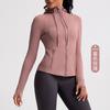 Chamarra de Yoga con Capucha Athena Lulu para Mujer, Ajustada, Estilizada, con Cremallera, para Correr, Fitness, Deportes