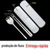 Marmita Espessa Selada, Marmita de Micro-ondas, Marmita, Caixa de Armazenamento de Vidro Borossilicato, Aquecível com Tampa