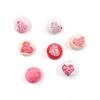 Accesorios de Joyería DIY Cuentas de Madera Inglesas con Estampado de Corazón Cuentas Sueltas Estilo Dulce Cuentas de Madera Decorativas con Forma de Corazón Cuentas Sueltas Accesorios Hechos a Mano