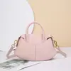 Bolsa Boston de couro bovino de camada superior transfronteiriça para mulheres, de alta qualidade, simples, adequada para o trabalho, bolsa de ombro e transversal vintage
