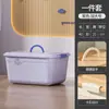 Caja de Almacenamiento de Escritorio, Canasta para Guardar Snacks y Artículos Varios, Caja de Plástico Portátil para Guardar y Organizar Ropa con Tapa, Venta al por Mayor