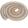 Manguera flexible de alambre de acero PU, manguera de vacío transparente, manguera antiestática, conducto de ventilación, conducto de vacío y escape para carpintería, conducto de ventilación de PU poliuretano