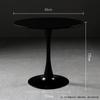 Mesa de Espera para Salón de Uñas, Mesa Auxiliar Tulipán para Balcón, Mesa Redonda Pequeña, Mesa de Comedor, Mesa de Café, Mesa Redonda para Apartamento Pequeño para Uso Doméstico