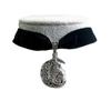 Comércio exterior transfronteiriço Amazon Gothic Moon Wolf Choke Velvet Vampire Necklace Factory Direct