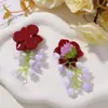 Resina Verde Floresta Original Flores de Campo Combinação de Cores Miçangas de Arroz Flor de Franja Aglomerados Acessórios de Cabelo DIY Brincos Acessórios de Flor para Sapatos Materiais