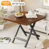 Mesa pequena, mesa de jantar dobrável, adequada para aluguel, portátil para exterior, para montar barracas, para uso doméstico em apartamentos pequenos, mesa de jantar redonda simples