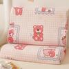 Fundas de almohada de látex de terciopelo de leche, un par de fundas de almohada de franela color coral para niños 40X60 Fundas protectoras para almohadas viscoelásticas