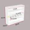 Estante de Almacenamiento para CDs Gabinete de Almacenamiento para Discos Vinilos Almacenamiento de Discos Estante Apilable para Discos CD