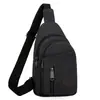Riñonera de lona transfronteriza nueva para hombre, bolsa de pecho para hombre, mochila de moda para hombre, bolso de hombro, bolsa cruzada deportiva multifuncional