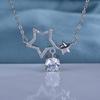 Collar Estrella de Cinco Puntas Diseño Nicho para Mujer Nueva Cadena Clavícula Joyería Elegante Versátil Joyería de Lujo Accesible