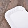 Plato de papel desechable rectangular para tarta de cumpleaños, hecho a mano, para barbacoa, resistente al agua y al aceite, venta al por mayor
