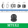 Conector impermeável de nylon poroso para cabo M20/PG16 conector de plástico Cabeça Grande selada para cabo trava fixa porca de fixação