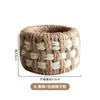 Anillos para Servilletas de Mesa de Hotel Estilo Europeo, Soportes para Servilletas Tejidos a Mano de Lino para el Hogar, Anillos para Servilletas de Cuerda de Cáñamo