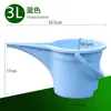 Olla de Jardín de Pico Largo de 5L Cubeta de Gran Capacidad Regadera de Plástico Regadera Portátil Atomizador Doméstico