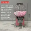 Máquina Gachapon Rosa Pequena Equipamento para Eventos Comerciais Máquina de Brinquedo de Mesa Máquina de Doces Redonda Máquina Operada por Moeda de Abertura