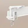Riel Grueso Silencioso, Riel Recto, Riel Curvo para Barra Romana, Riel Deslizante, Riel para Ventana de Apertura Interior Ultradelgado, Super Capacidad de Carga