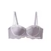 Conjunto Original Nuevo de Lencería Dulce para Mujeres con Poco Busto, Efecto Realzador y Reafirmante, Anticaída, Conjunto de Sujetador con Aros Fino Suave