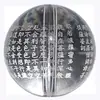 Cuentas de Corazón de Cristal Blanco Natural del Sutra del Corazón, Cuentas Sueltas del Sutra, Cuentas del Mantra del Corazón de Prajnaparamita, Cuentas para DIY
