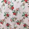 Popelina de algodón tela estampada de rosas primavera y verano transpirable amigable con la piel ropa para niños camisa pantalón tela para bolsa