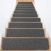 Tapete para escaleras Amazon popular autoadhesivo sin pegamento tapete para piso tapete para escalones de escalera para el hogar tapete para escaleras de madera maciza nórdico