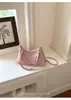 Bolsa Feminina Elegante Versátil Estilo Novo 2026 Transfronteiriça com Toque Refinado e de Alto Padrão, Bolsa de Ombro com Corrente Simples e Bolsa Transversal