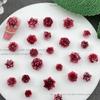 Primavera Novo Tie-dye Drunken Yanran Rose Nail Art Acessórios Mixed Soft Resin Camellia Nail Art Acessórios Material Bolsa