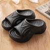 Chinelos Lidani Stomp Feeling Espessos Femininos Verão 2025 Nova Moda Aumentados Antiderrapantes Sapatos de Praia