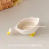 Lindo plato de cerámica con forma de pato para salsas, Plato creativo con forma de pato para uso doméstico, Plato para salsas de condimento, Plato para vinagre y aceite, Plato pequeño para condimentos