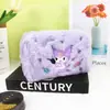 Estuche para lápices de gran capacidad, bolsa de lápices de peluche con dibujos animados, bonita bolsa de almacenamiento para estudiantes.