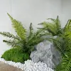 Árvore de Oliva Artificial Grande Paisagismo Árvore Falsa Janela Interna Pátio Sala de Chá Planta Decoração Suave Plantas Verdes Artificiais Ornamentos Decoração