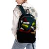 Venta Directa Transfronteriza Nuevo Monstruo Verde de Piel Grinqi Periférico Impresión Digital 3D Mochila de Tendencia Europea y Americana