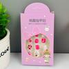Pegatinas de Arte para Uñas Infantiles, Uñas de Dibujos Animados Portables, Juguetes Transfronterizos Removibles, Piezas de Uñas Dulces y Lindas para Niñas Pequeñas