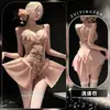 Zuitingfeng lencería sexy talla grande tirante elegante bordado body ajustado puro deseo corte al cuerpo push-up floral de malla